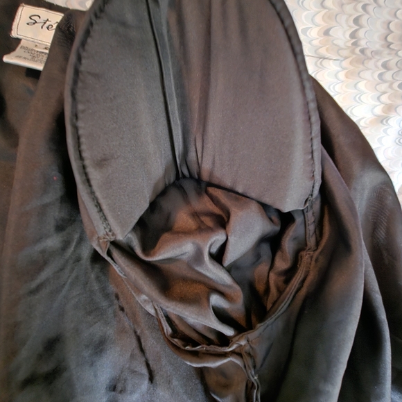 Vtg 80s-90s Stenay Women's Silk Jacket Embellished Intricate sequins Beadwork, S - Picture 8 of 9